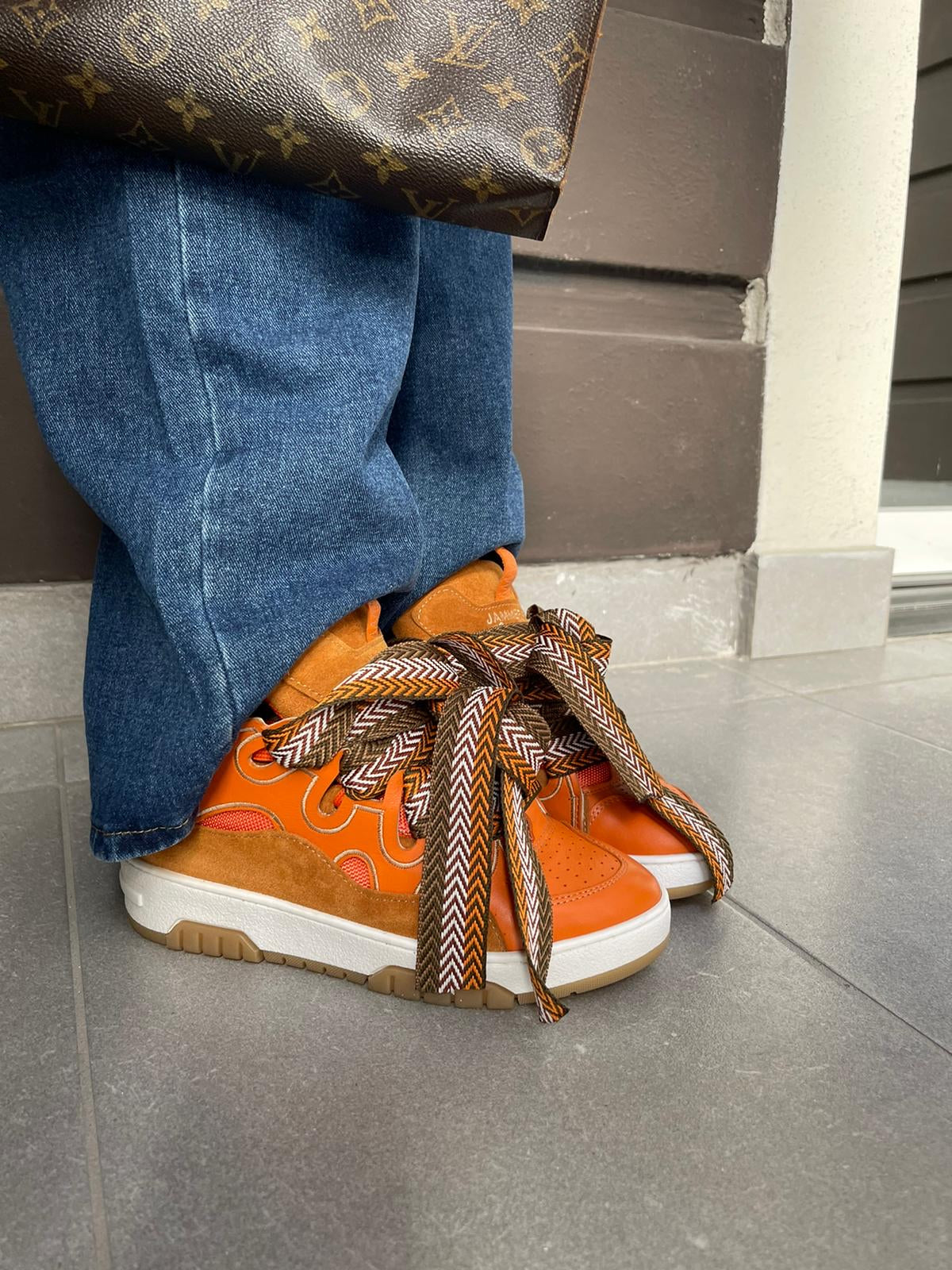 Sneakers con lacci multicolor - Alexia SPS