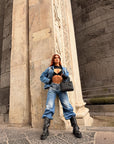 Anfibio con fibbie in pelle nero - Particular