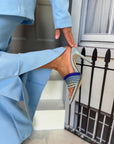 Sandalo a fascia celeste - Azzurra