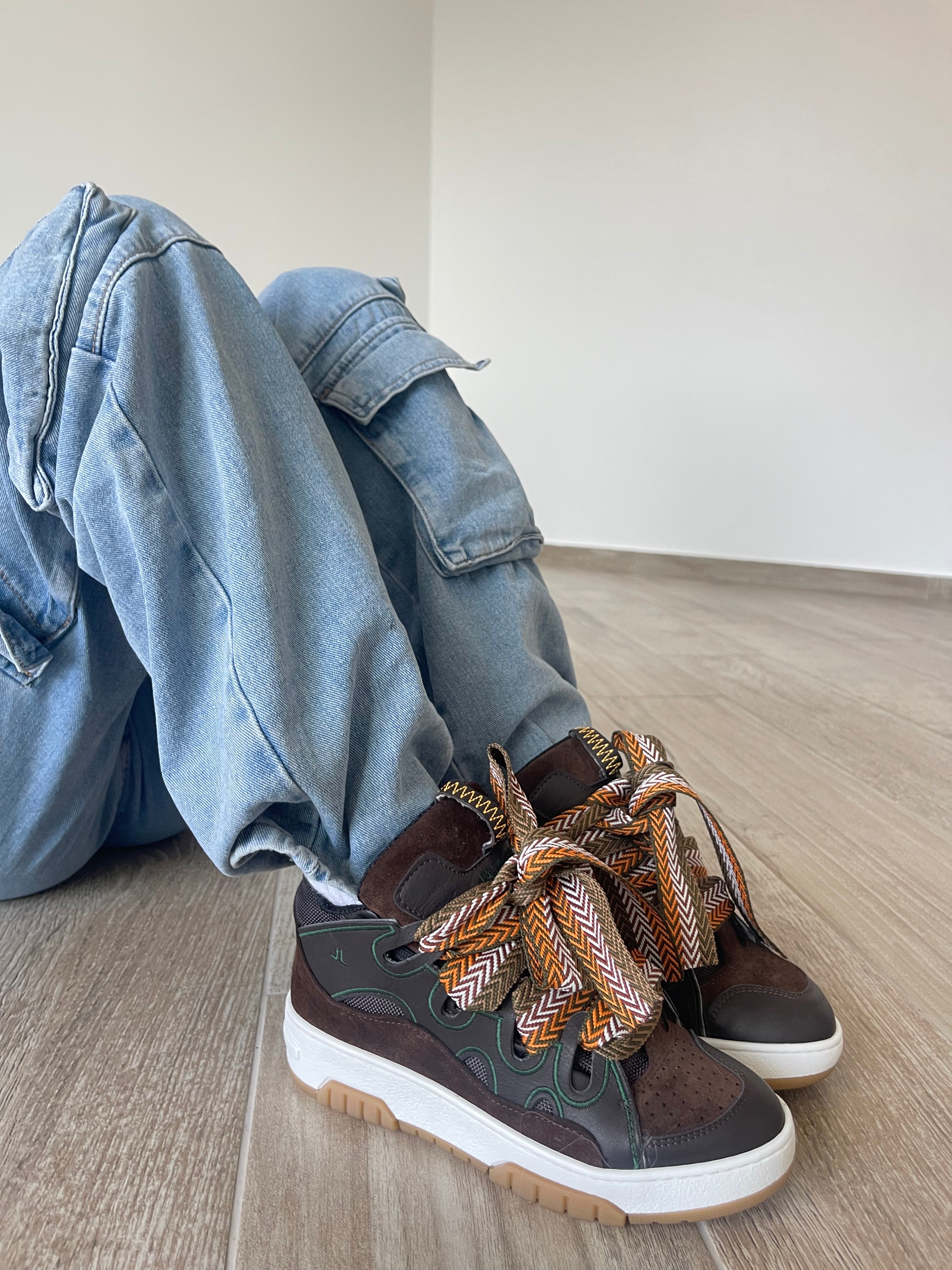 Sneakers con lacci multicolor - Alexia SPS