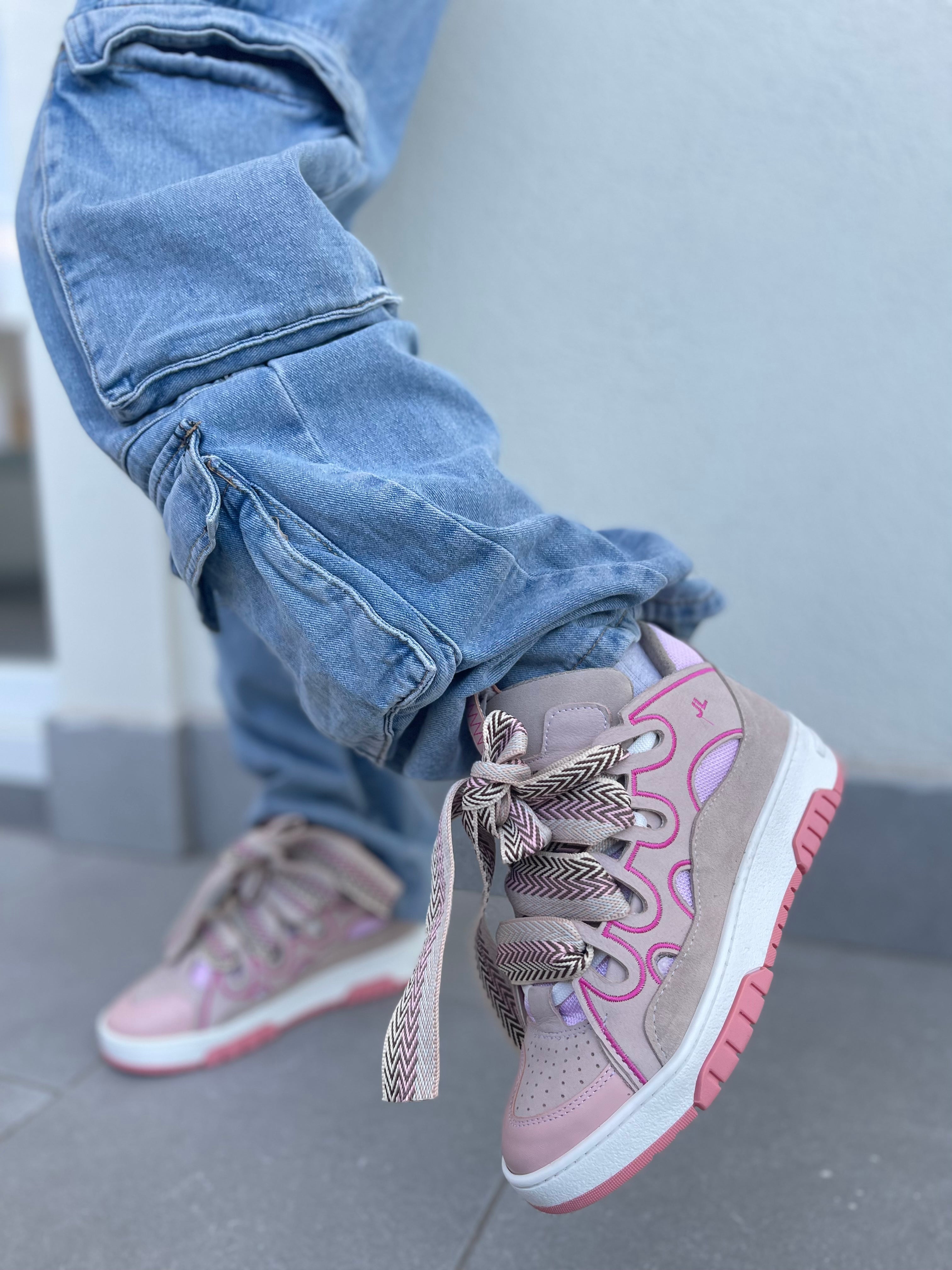 Sneakers con lacci multicolor - Alexia SPS