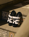 Ciabatta con strappo in pelle - Kathleen