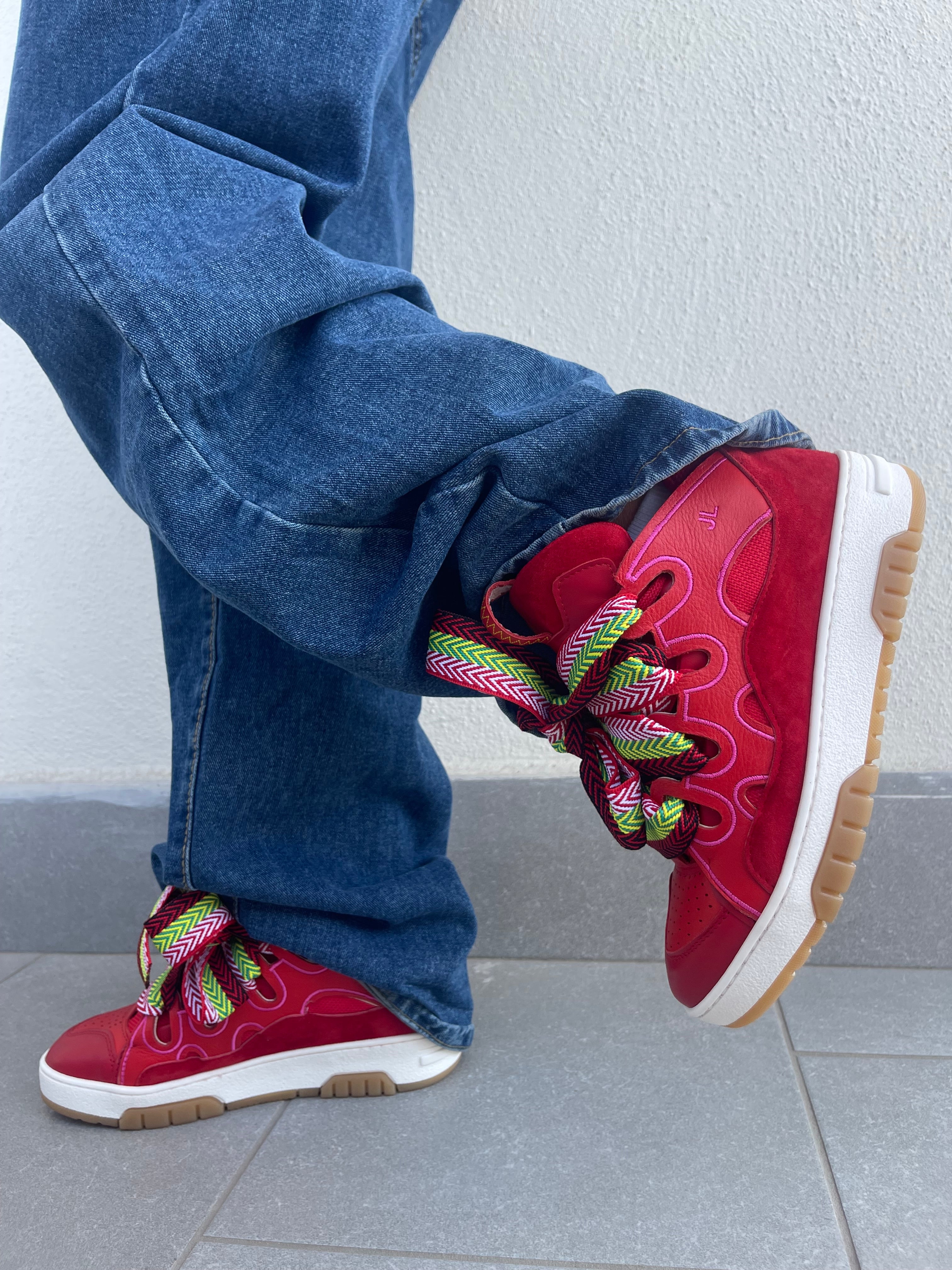 Sneakers con lacci multicolor - Alexia SPS