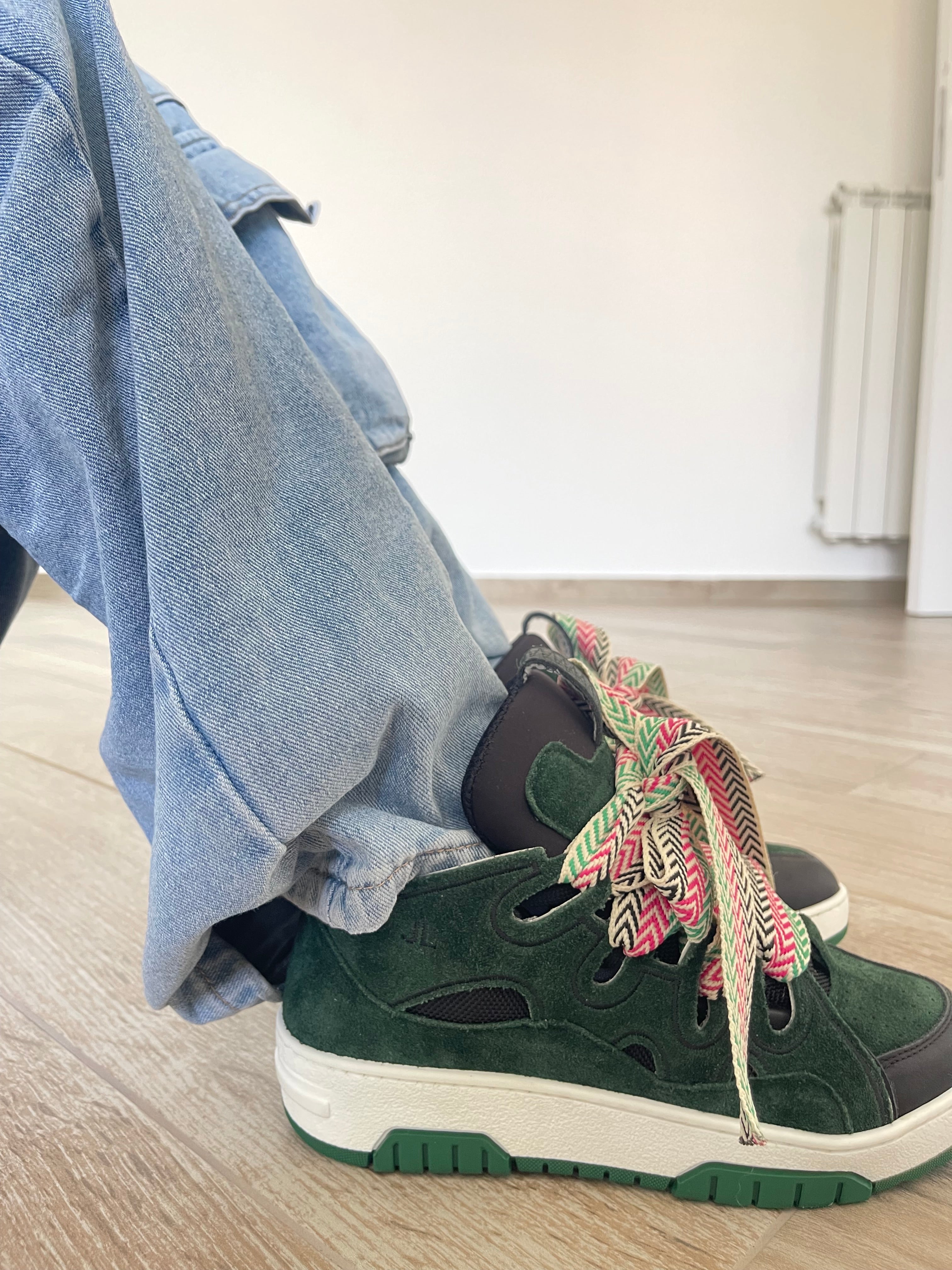 Sneakers con lacci multicolor - Alexia SPS