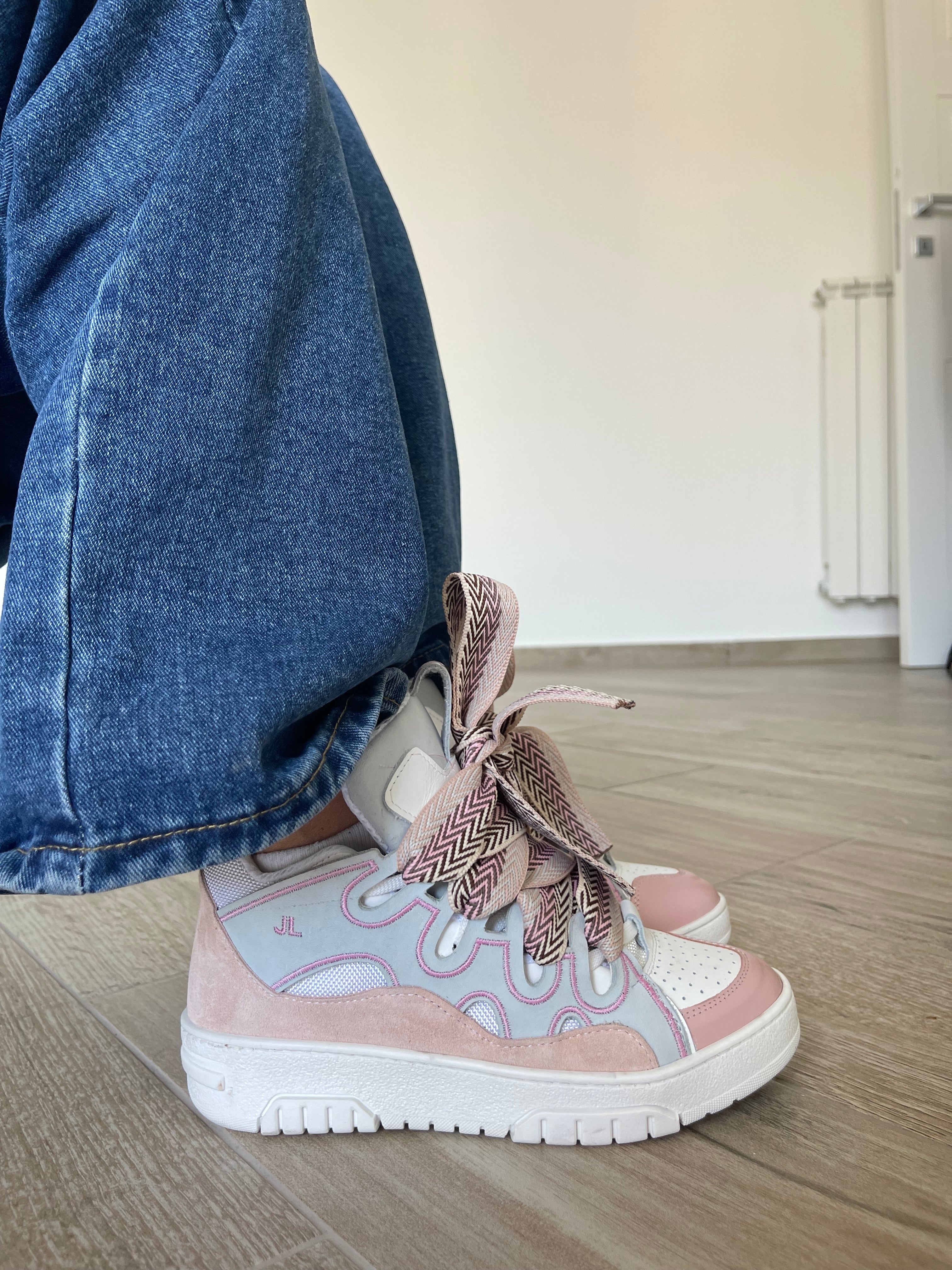 Sneakers con lacci multicolor - Alexia SPS