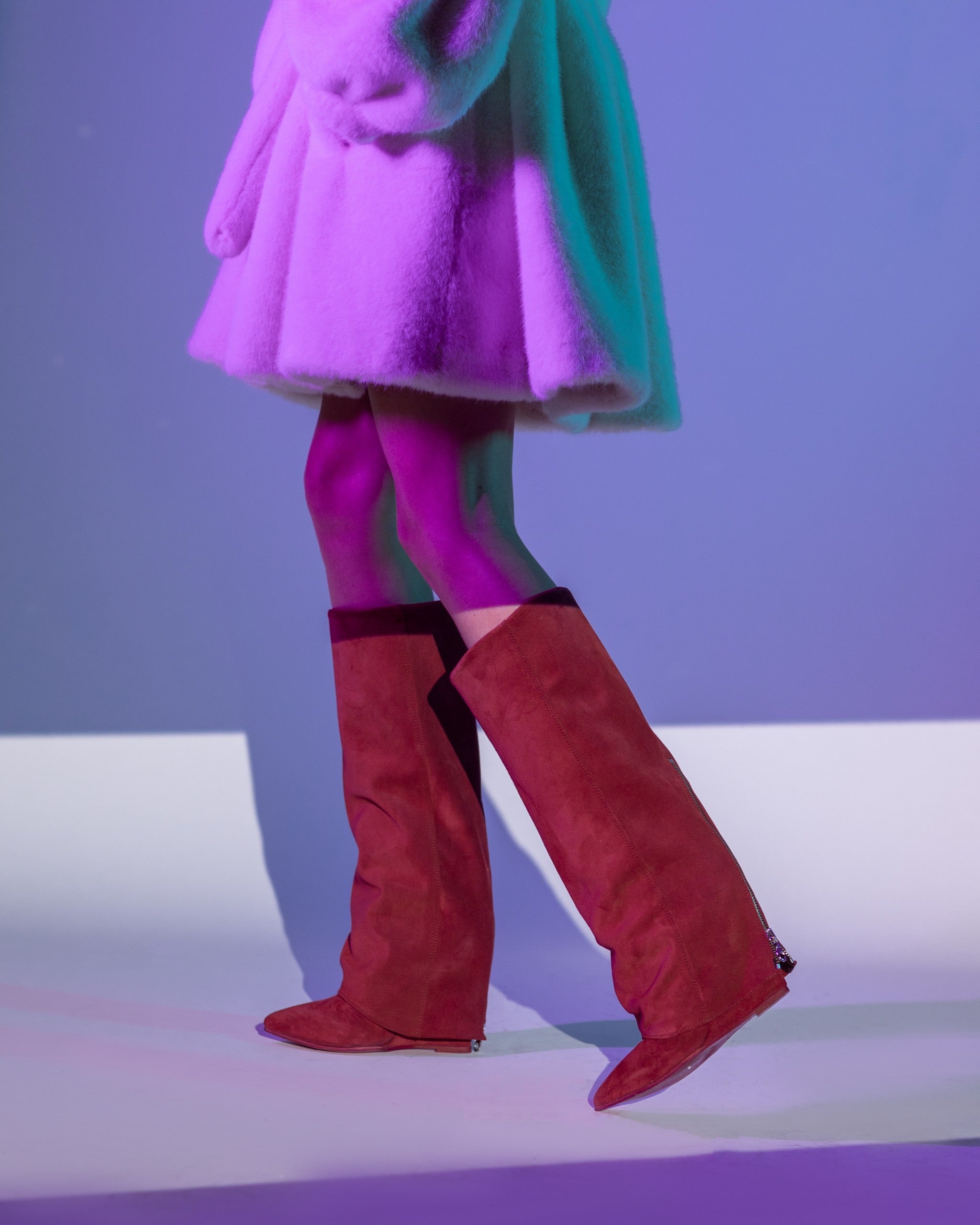 Stivale con zip sul retro - Helena SPS