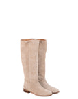 Stivale con bande laterali in camoscio taupe - Lizzie New