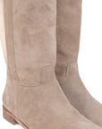 Stivale con bande laterali in camoscio taupe - Lizzie New