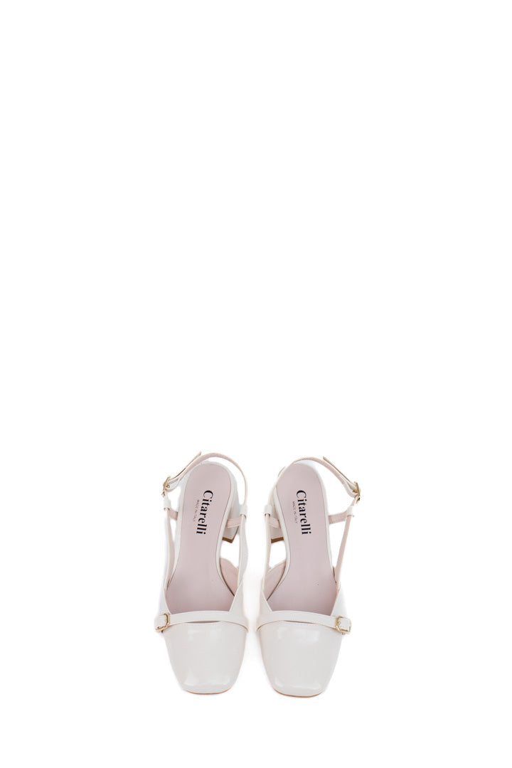 Slingback in vernice con cinturino - Ryana New
