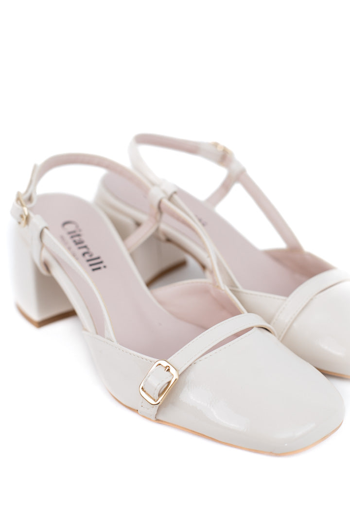 Slingback in vernice con cinturino - Ryana New