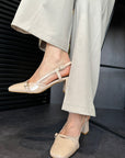 Slingback in vernice con cinturino - Ryana New