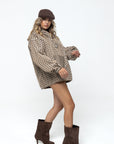 Bottine en daim marron - MRS LOW SQUARE