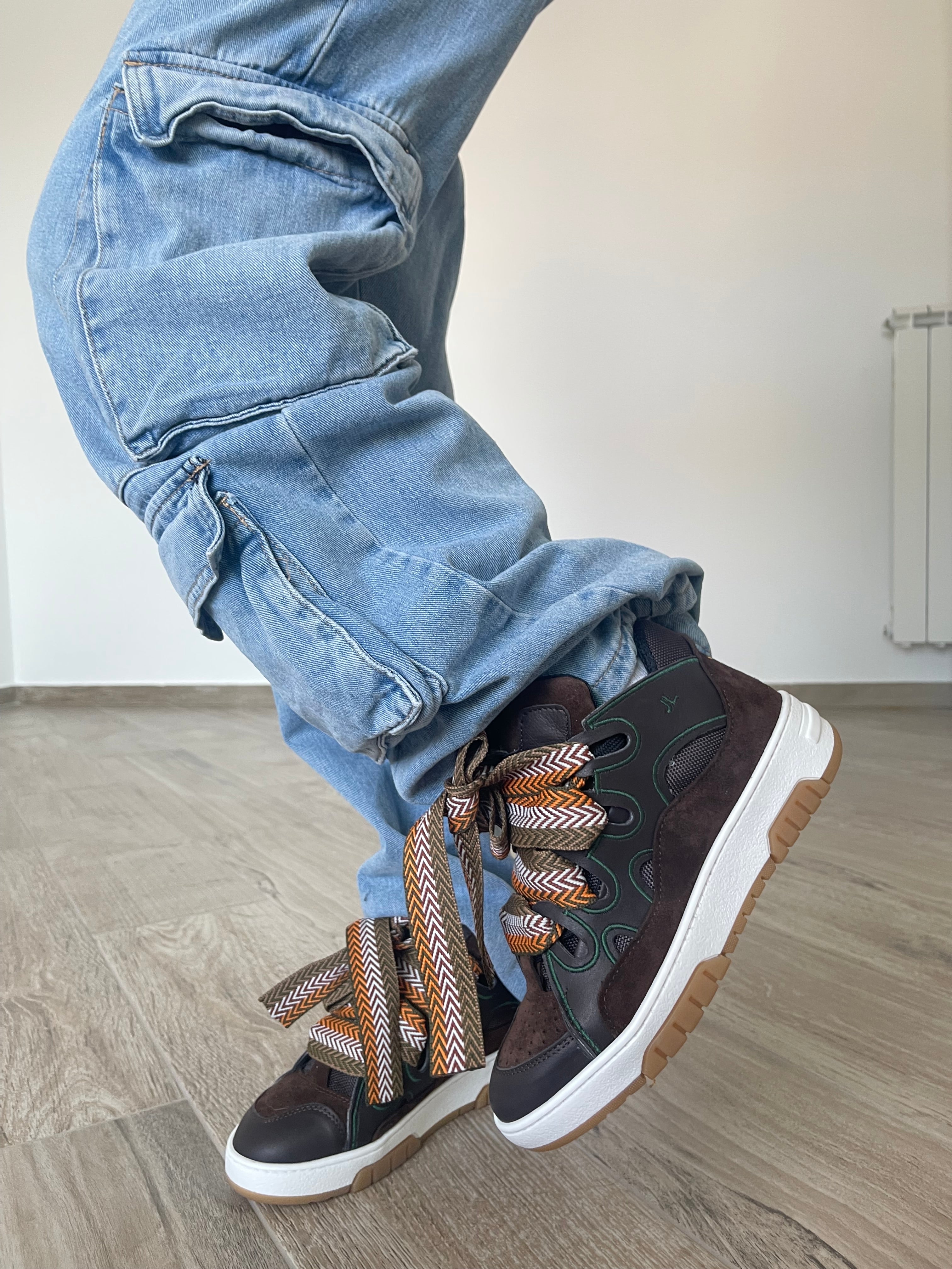 Sneakers con lacci multicolor - Alexia SPS