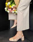 Slingback in vernice con cinturino - Ryana New