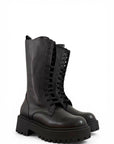 Anfibio in pelle nero - Ambra