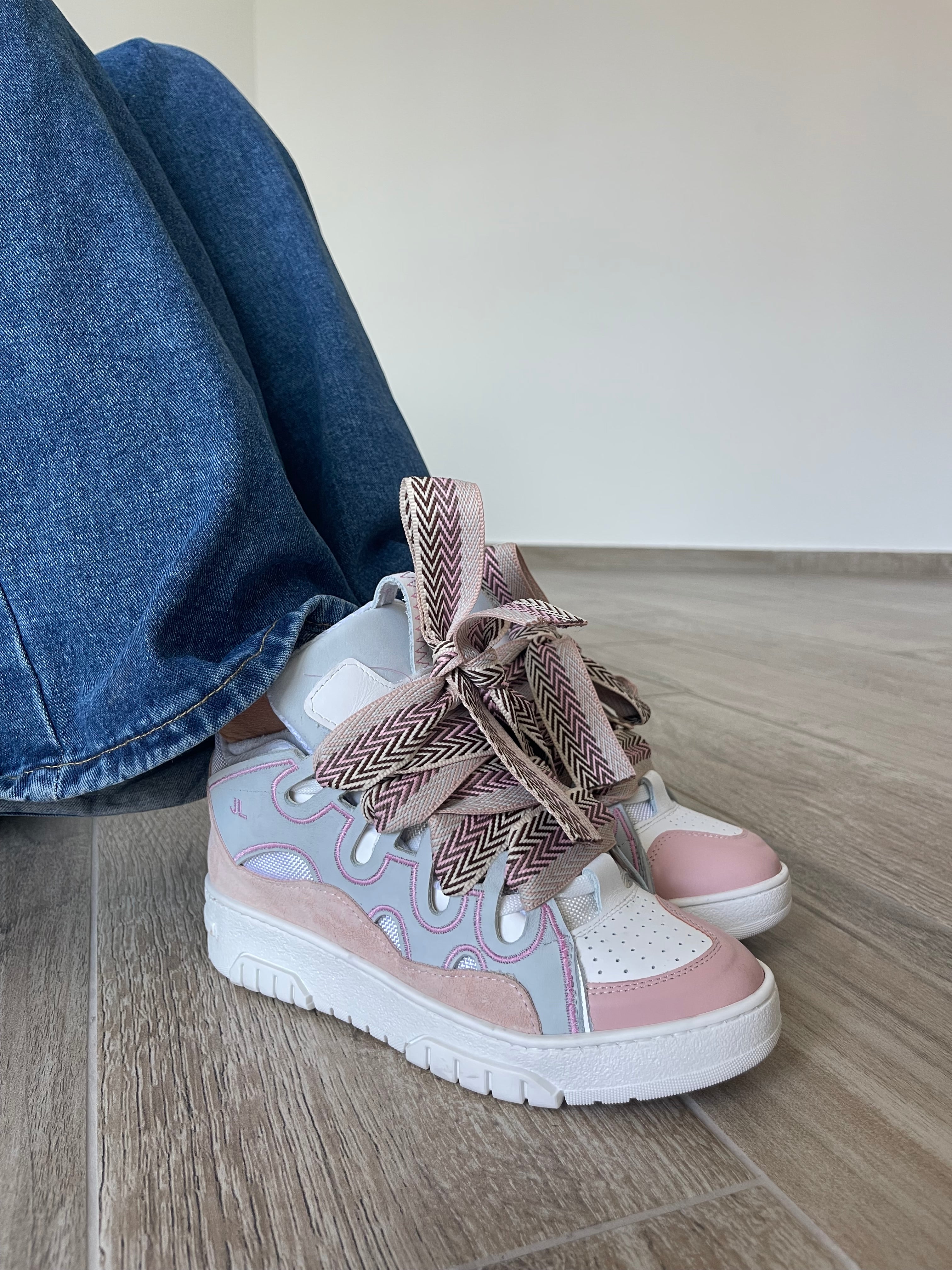 Sneakers con lacci multicolor - Alexia SPS