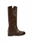 Stivale con applicazione laterale in pelle e camoscio - Joy New