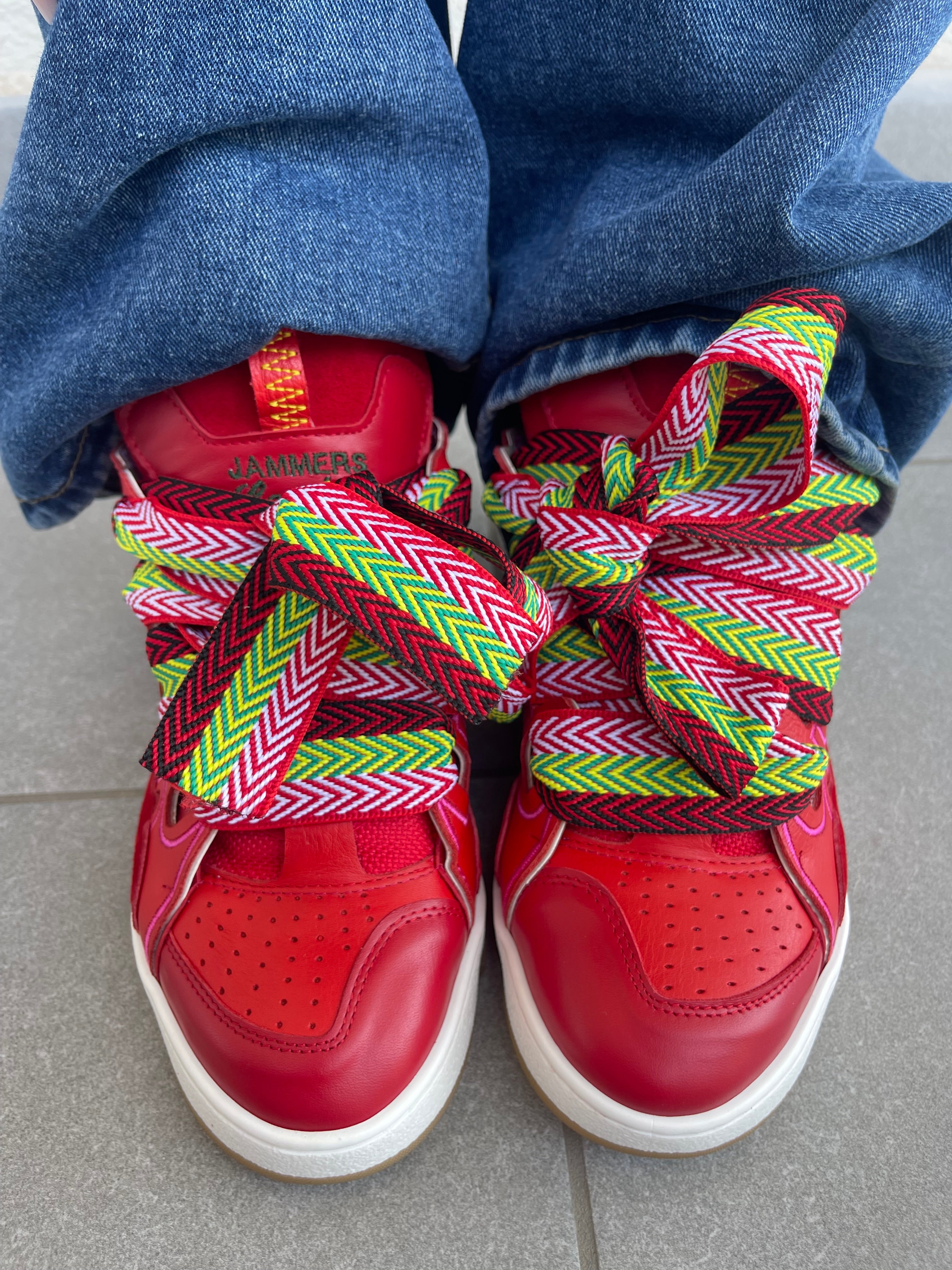 Sneakers con lacci multicolor - Alexia SPS