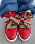 Sneakers con lacci multicolor - Alexia SPS