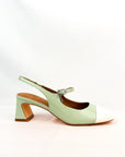 Slingback con punta quadrata in vernice lucida - Jasmine New