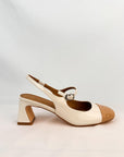 Slingback con punta quadrata in vernice lucida - Jasmine New