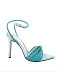 Sandale à brides en daim bleu ciel - Hailey SS25