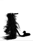 Sandalo con piume in camoscio - Plume SS25