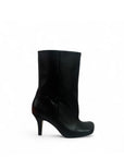 Stivaletto in pelle nero - MRS LOW SQUARE PRE ORDER