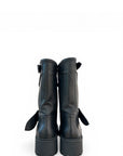 Anfibio con fibbie in pelle nero - Particular
