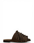 Suede fringed slipper - Mina