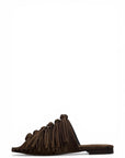 Suede fringed slipper - Mina