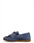 Mocassino con frange in camoscio jeans - Velvet
