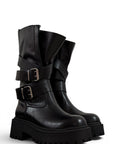 Bottines en cuir noir - Roxy