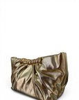 Clutch con dettaglio oro - America