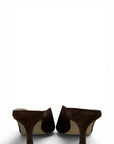 Sabot con tacco in camoscio - Lety