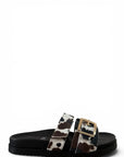 Sandal with straps and gold buckle - Katy SS25