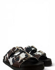 Ciabatta in cavallino mucca - Goldie