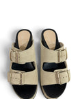 Zeppa in camoscio taupe - Gresia