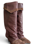 Stivale in pelle e camoscio marrone - Marsh PRE ORDER
