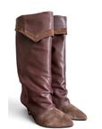 Stivale in pelle e camoscio marrone - Marsh