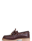 Mocassino in pelle marrone - Ally