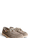 Mocassino in camoscio taupe - Amy