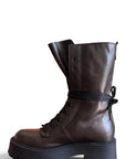 Amphibious boot with mole suede pocket - Maya