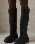 Anfibio in pelle nero - Ashley