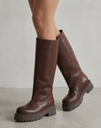 Anfibio in pelle marrone - Ashley