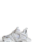 Sneakers ape bianco e grigio spazzolato - Madison