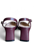 Slingback sol soft bordeaux - Clara