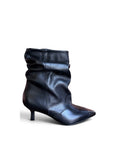 Tronchetto in pelle nero - Chrome low