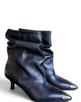 Tronchetto in pelle nero - Chrome low