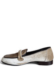 Mocassino in velluto beige - Micol